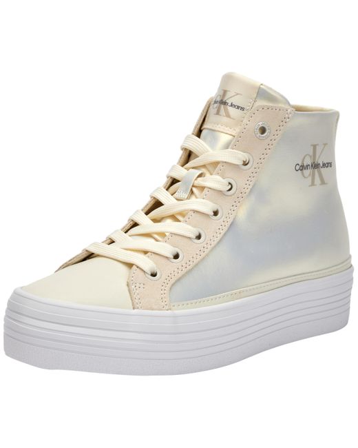 Calvin Klein Metallic Vulcanized Sneaker Flat Schuhe