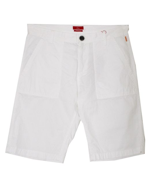 S.oliver Shorts 13706745146 in White für Herren