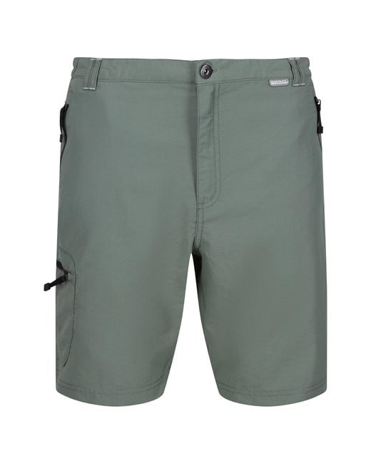 Leesville II-Pantalones Cortos de Senderismo con múltiples Bolsillos para Hombre Regatta de hombre de color Gray