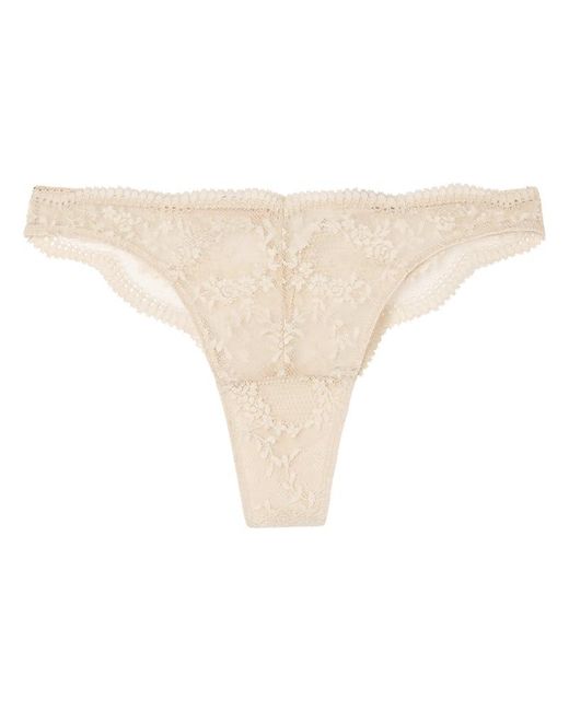 Tanga Encaje Women'secret de color Natural
