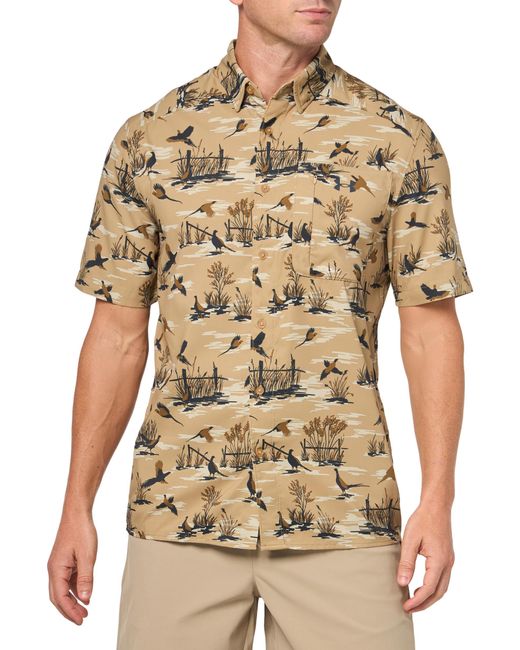 Maglietta a maniche corte da uomo Dockside, di Under Armour in Brown da Uomo