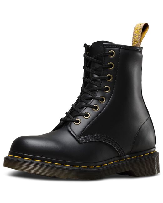 Vegan 1460 Black Felix Rub Off di Dr. Martens