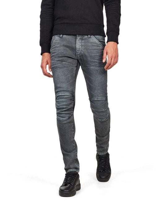 G-Star RAW Black 5620 3d Skinny Fit Jeans for men