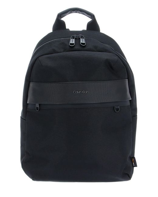 Calvin Klein Black Remote Round Bp Backpack for men