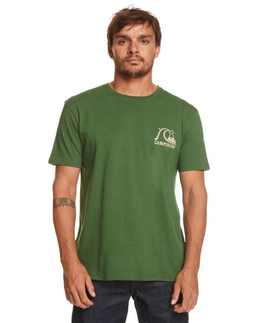 Quiksilver T-Shirt for - T-Shirt - Männer - XL in Green für Herren