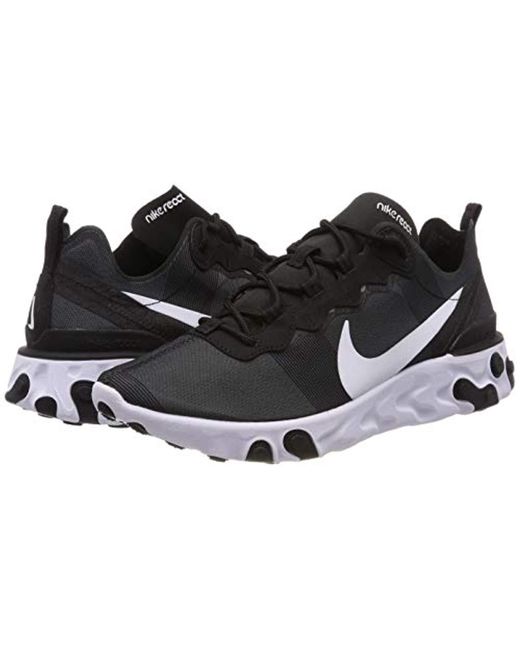 nike react element 90 sneakerboot black