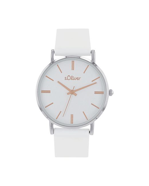S.oliver Metallic Uhr Armbanduhr Silikon 2038372