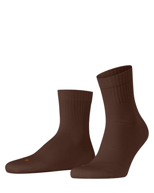Run U Sso cotone filo funzionale tinta unita 1 paio di Falke in Brown
