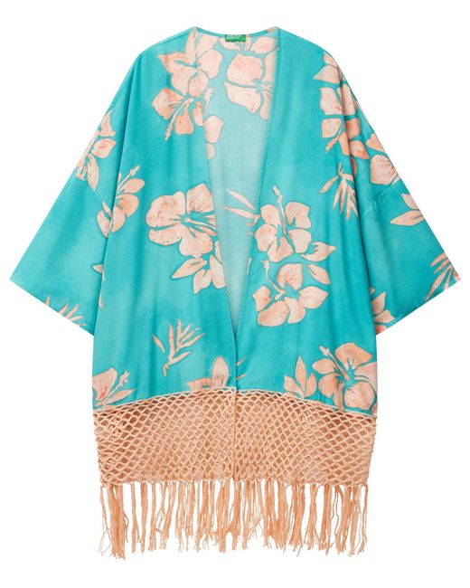 Benetton Blue Copricostume 4h7u5m001 Überwurf für Schwimmbekleidung