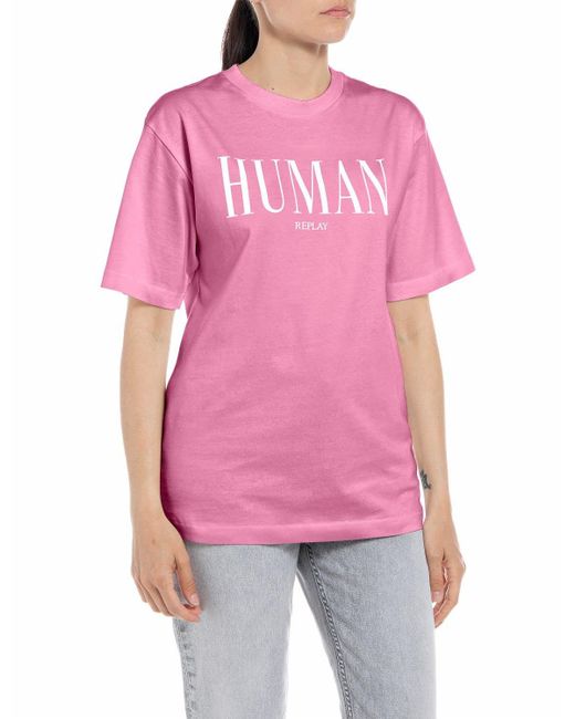 Replay Pink W3698d T-shirt