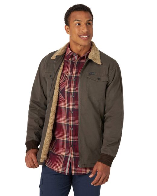 Wrangler Brown Atg By Sherpa Lined Jacket for men