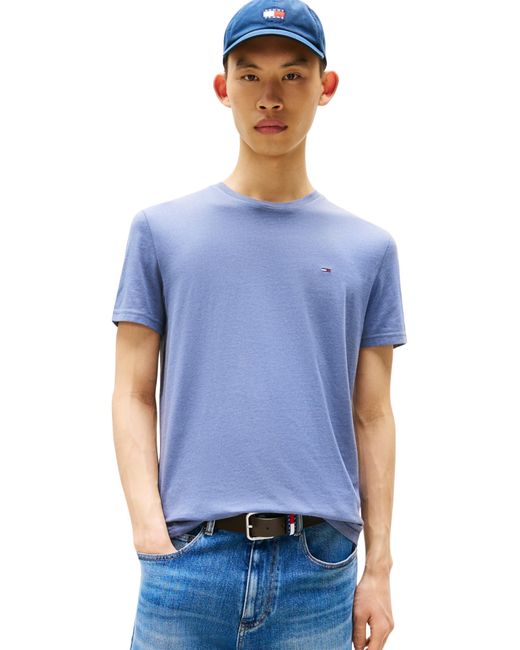 Tommy Hilfiger T-Shirt Kurzarm Tee Rundhalsausschnitt in Blue für Herren