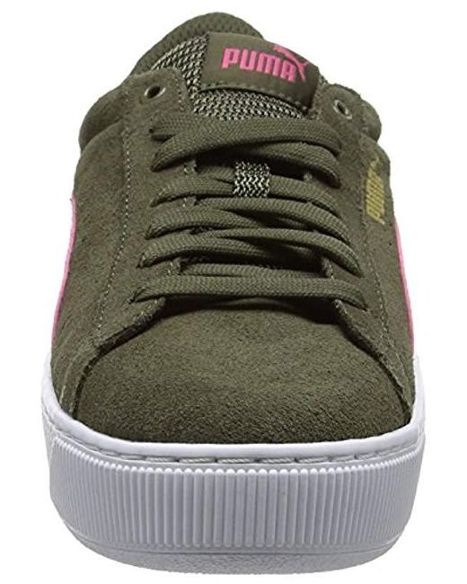 puma platform green