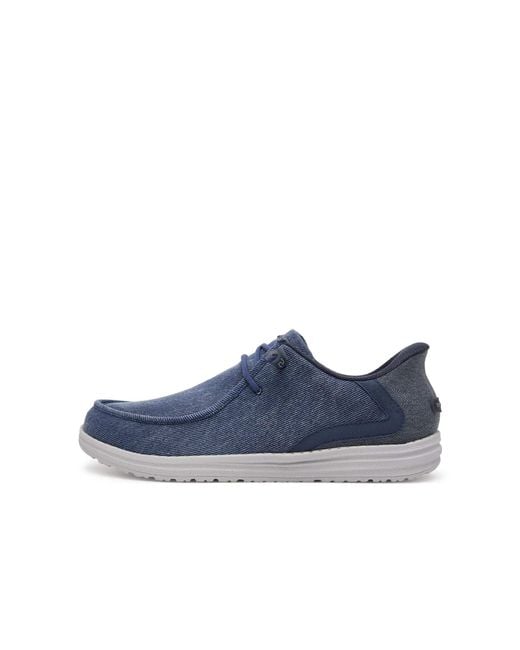 Skechers Slip-ins Relaxed Fit Melson Trainers in Blue for Men Lyst - Main Image