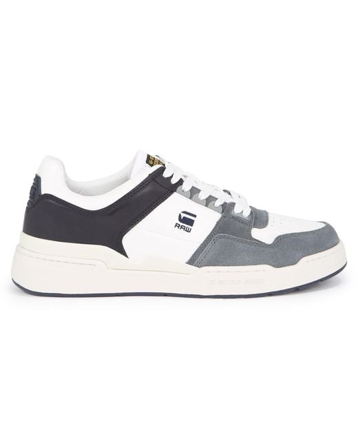 G-Star Attacc BLK LEA M Sneaker in White für Herren