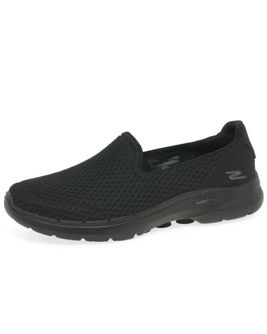 Skechers Black S Go Walk 6 Big Splash Sneaker
