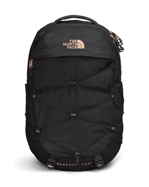 The North Face Black Borealis Water Repellent Luxe Backpack