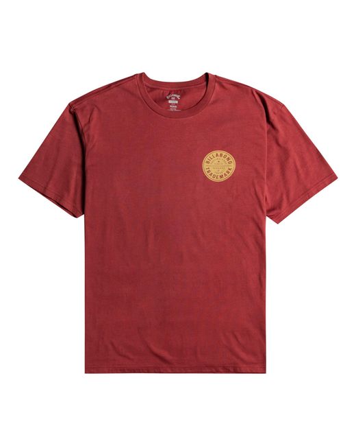 Maglietta da di Billabong in Red da Uomo