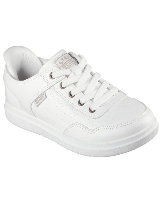 Skechers White Bobs D'vine So Flattered Sneaker