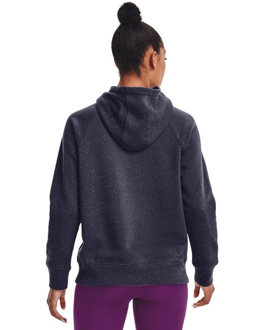 Under Armour Blue S Rival Fleece Pull-over Hoodie,