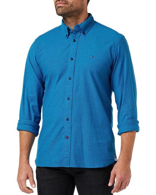 Tommy Hilfiger Hemd Oxford Rf Shirt Langarm in Blue für Herren
