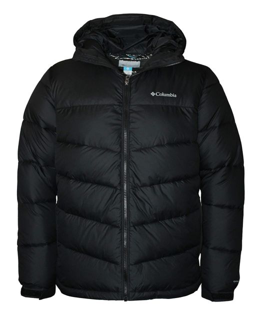 Columbia Lakeport Heavyweight Puffer Hooded Insulated Omni Heat Jacket in Black für Herren