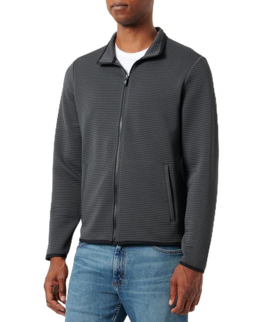 Skechers S The Hoodless Hoodie Ottoman Jacket in Grey for Men Lyst UK