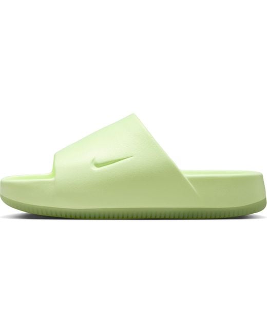 Nike Calm Slides in het Green