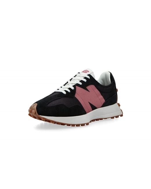 327, Sneaker Mujer, Black/Moonbeam, 37 EU New Balance