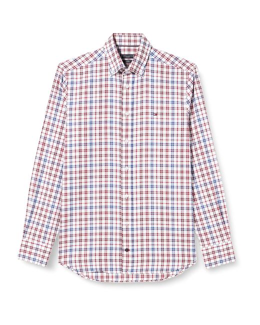 CL-W Oxford Check RF Shirt Camisa de Vestir Tommy Hilfiger de hombre de  color Rojo | Lyst