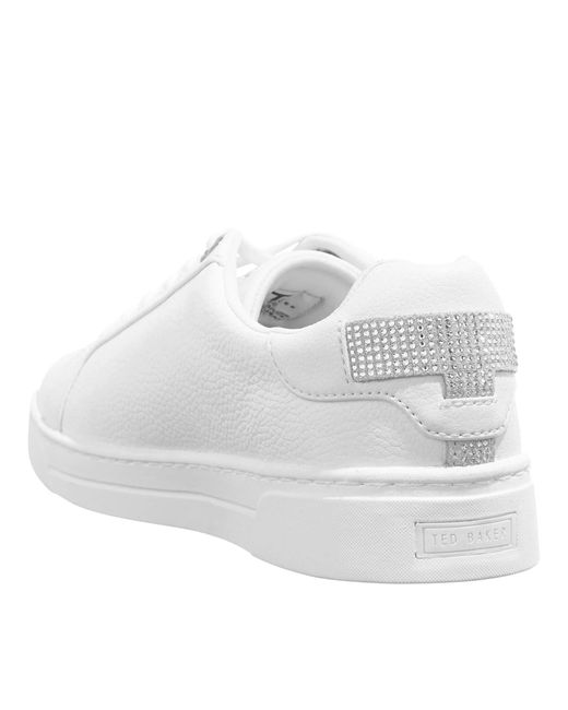 Ted Baker White Arpele Trainers