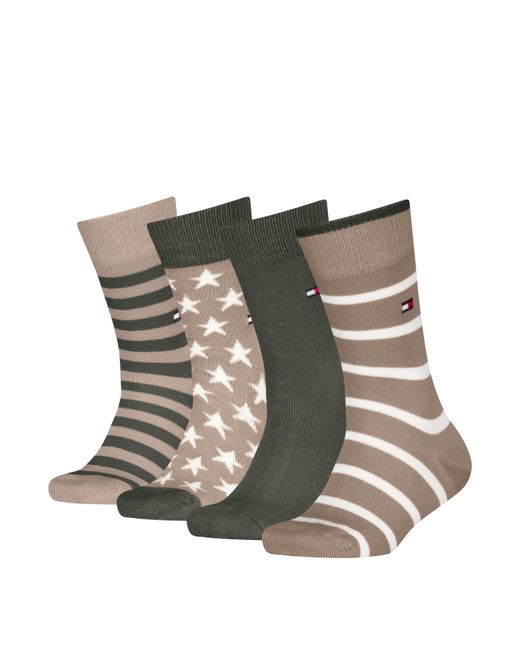 Breton Stripe Stars Calcetines clásicos Tommy Hilfiger de color Gray