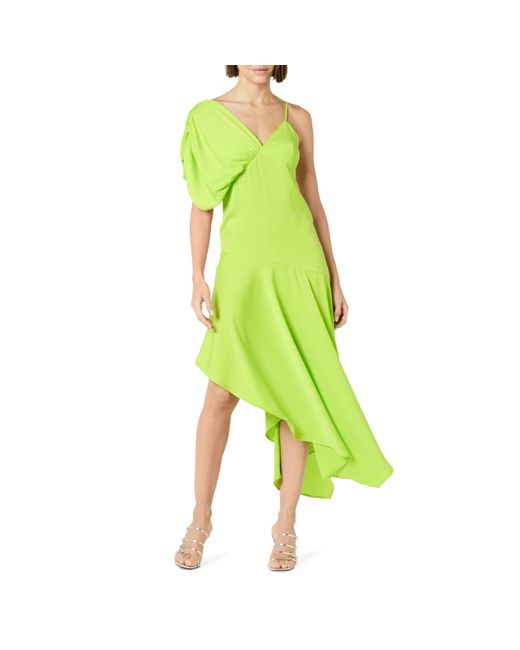 The Drop s Asymmetric Hem Dress in Green Lyst UK