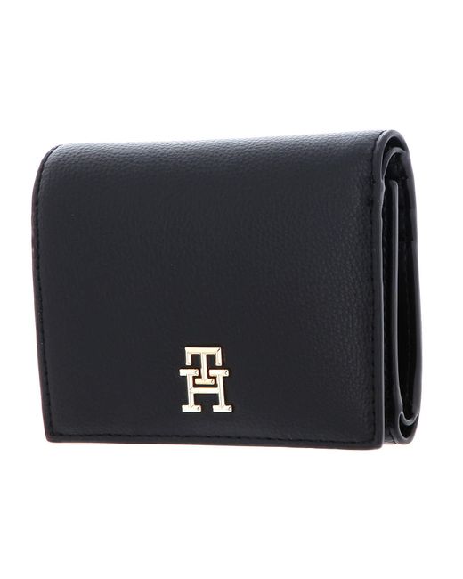 Tommy Hilfiger Black Th Casual Bi-fold Wallet Large