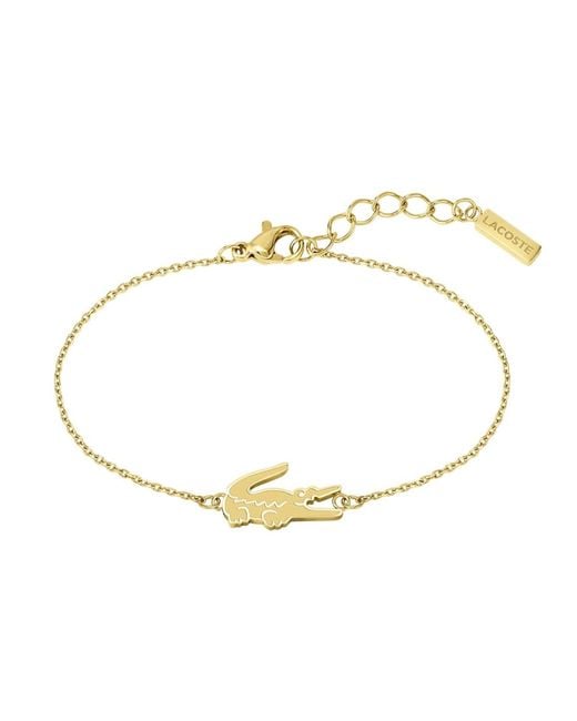 Bracelet en Chaîne pour Collection CROCODILE - 2040047 Lacoste en coloris Black
