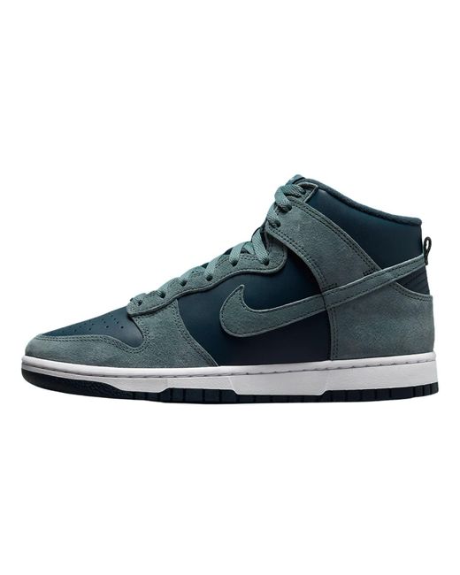 Nike Blue Dunk High Retro Prm S Shoes for men