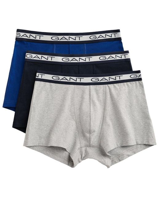 Gant Blue Baic Boxer 3 Unit Uticoor An for men