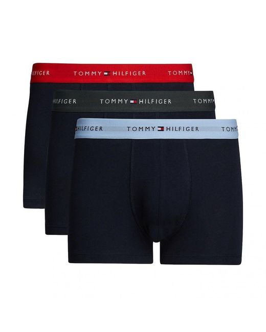 Tommy Hilfiger 3p Wb Trunk Um0um02763 in het Blue voor heren