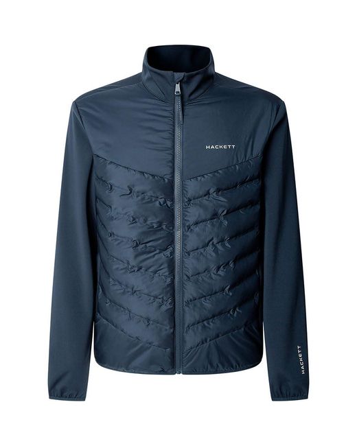 Hackett Hs Lt Quilt Fz Jacke in Blue für Herren