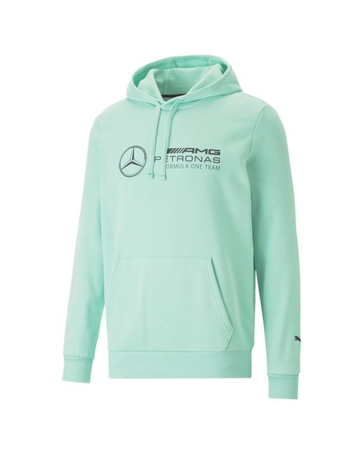 PUMA Mercedes-AMG Petronas Motorsport F1 Essentials Fleece Hoodie für in Green für Herren