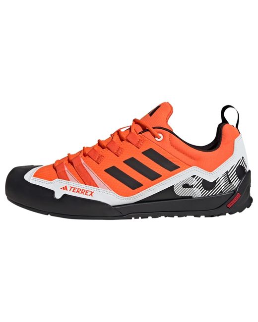Adidas Orange Terrex Swift Solo 2.0 Hiking Shoes Sneaker