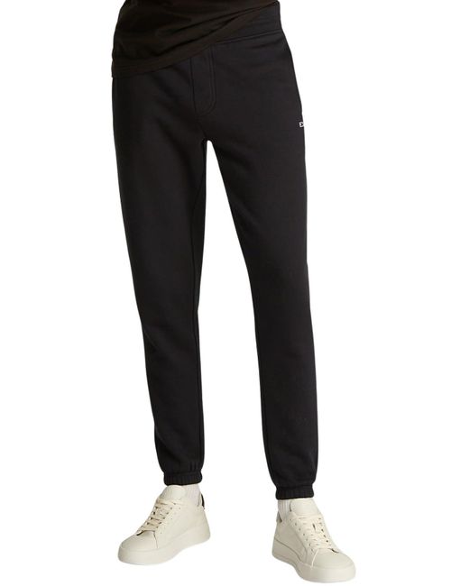 Tommy Hilfiger TJM Slim S Flag Sweatpant EXT Dm0Dm20473 Trainingshose in Black für Herren