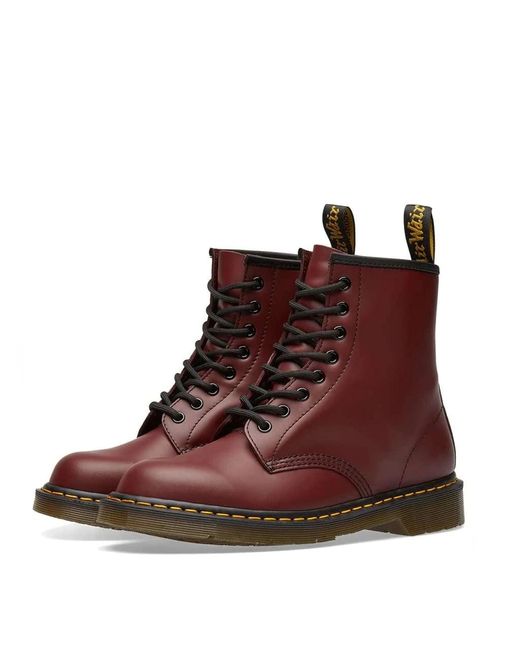 Dr. Martens Boots: 6 Inch Airware Work Boots R11822006-7 in Brown | Lyst