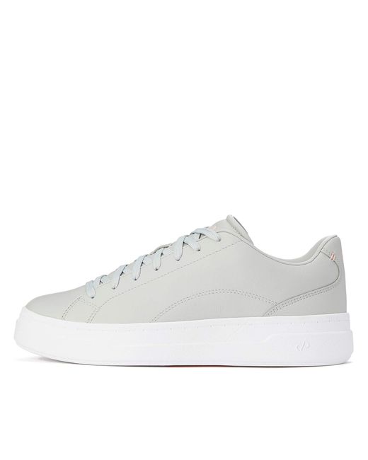 CARE OF by PUMA Leather Platform Court Low-top Sneakers in White | Lyst