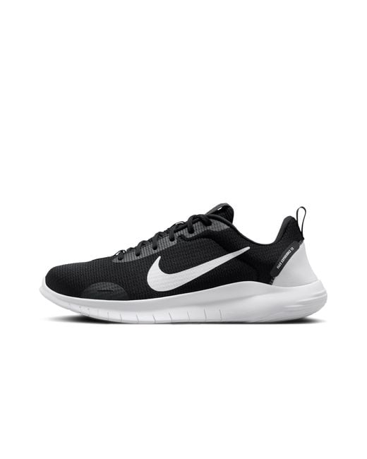 Nike Black Flex Experience Run 12 Road Running Shoes (Extra Wide) for men