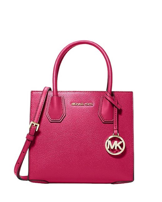 Mercer medium pebbled online leather crossbody bag
