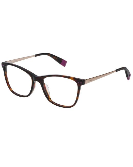Montures de lunettes VFU084 Furla en coloris Black