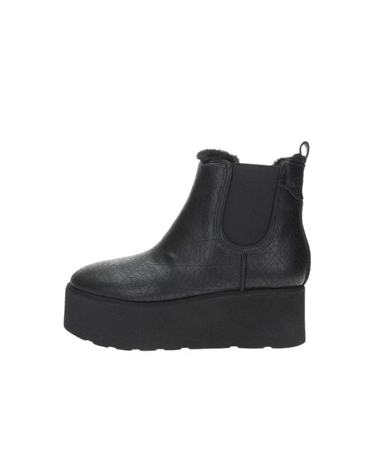 Guess Scarpe Donna Stivaletto Jilaine Ecopelle Black D25gu32 Flfjilfal10 39