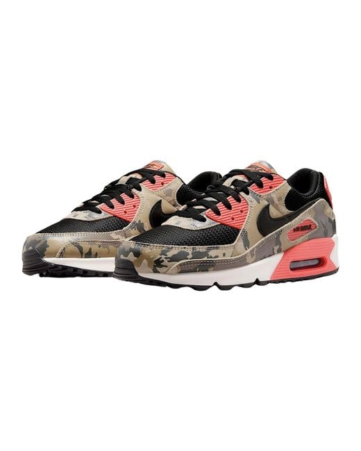 Scarpe da ginnastica Air Max 90 Premium da uomo di Nike in Red da Uomo