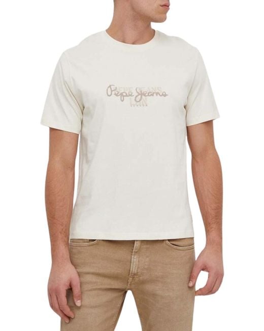 Pepe Jeans Chris T-Shirt in White für Herren